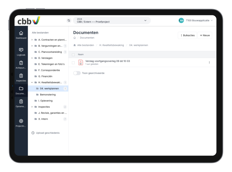 Inspecties en Documentbeheer